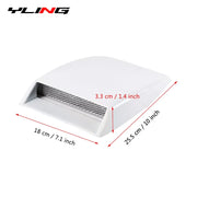 Aluminum Hood Scoop & Vent Trim for Ford/BMW/Peugeot Focus