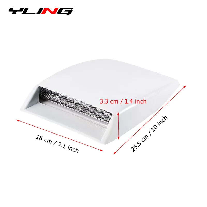 Aluminum Hood Scoop & Vent Trim for Ford/BMW/Peugeot Focus