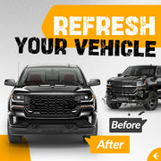 Front Bumper Face Bar with Holes for 2016–2019 Chevrolet Silverado 1500