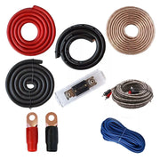 0-Gauge 5000W Car Amplifier Wiring Kit with RCA Cable