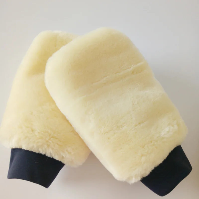 Double-Sided Plush Car Wash Mitts – 1, 2 or 5 Pack