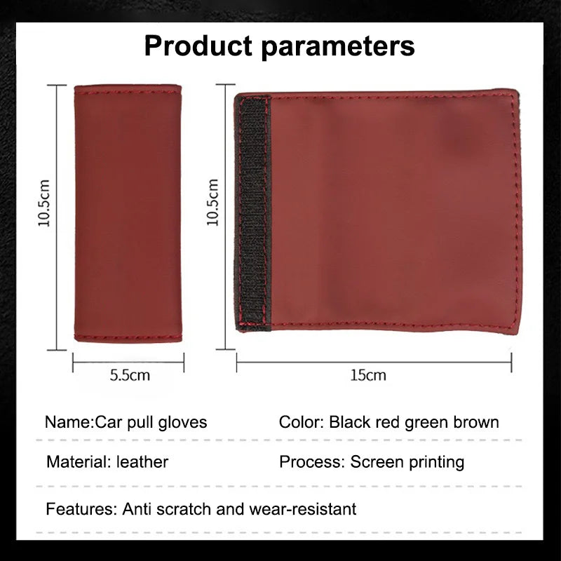 Leather-look Roof Grab Handle Cover Set for BMW