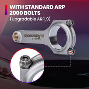 4340 H-Beam Connecting Rod Set for Nissan SR20 Engines
