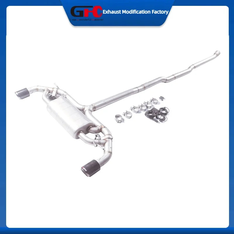 304 Stainless Steel Valved Cat-Back Exhaust System for BMW X2 2018-2021