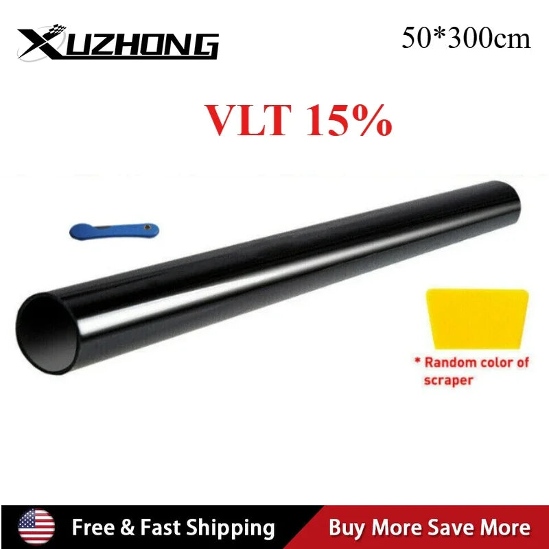300CM Uncut Roll Window Tint Film 15% VLT 20" x 10ft Feet Car Home Office Glass