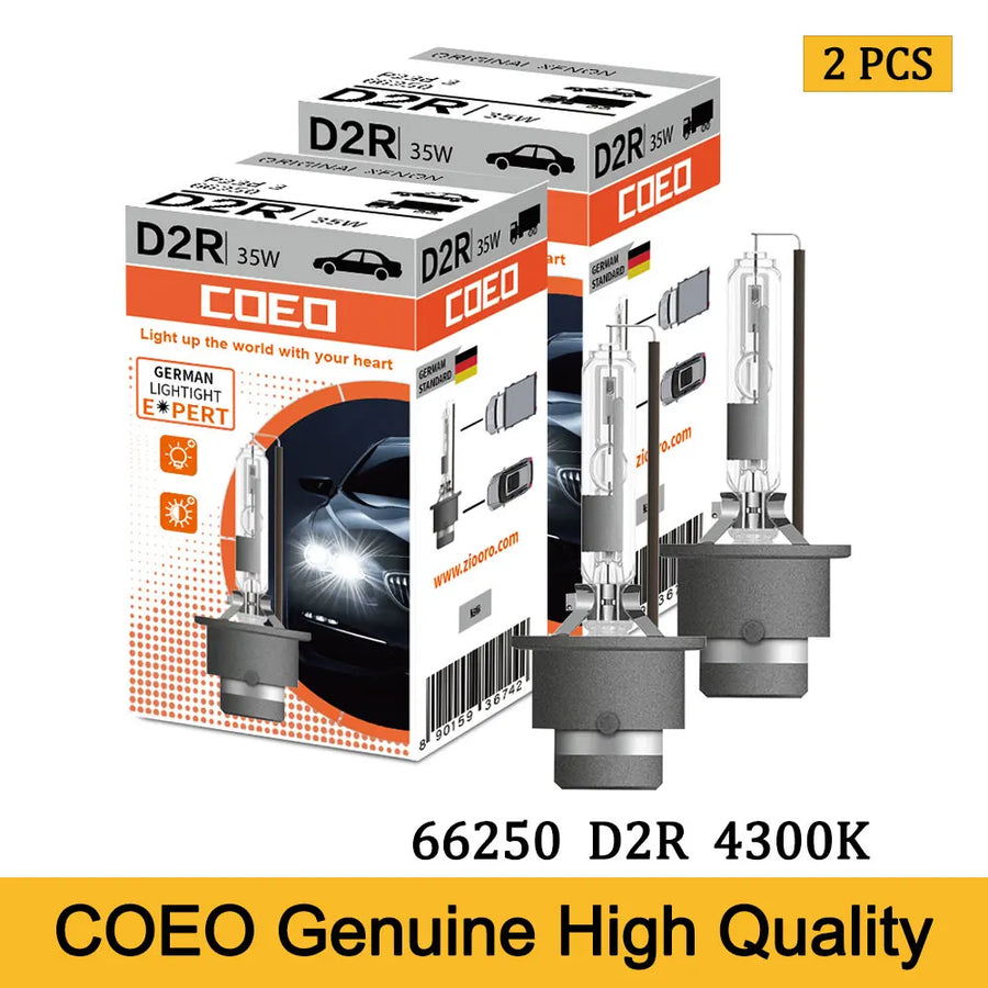 2-Piece D1S/D2S/D3S/D4S HID Xenon Headlight Bulb – 4200K