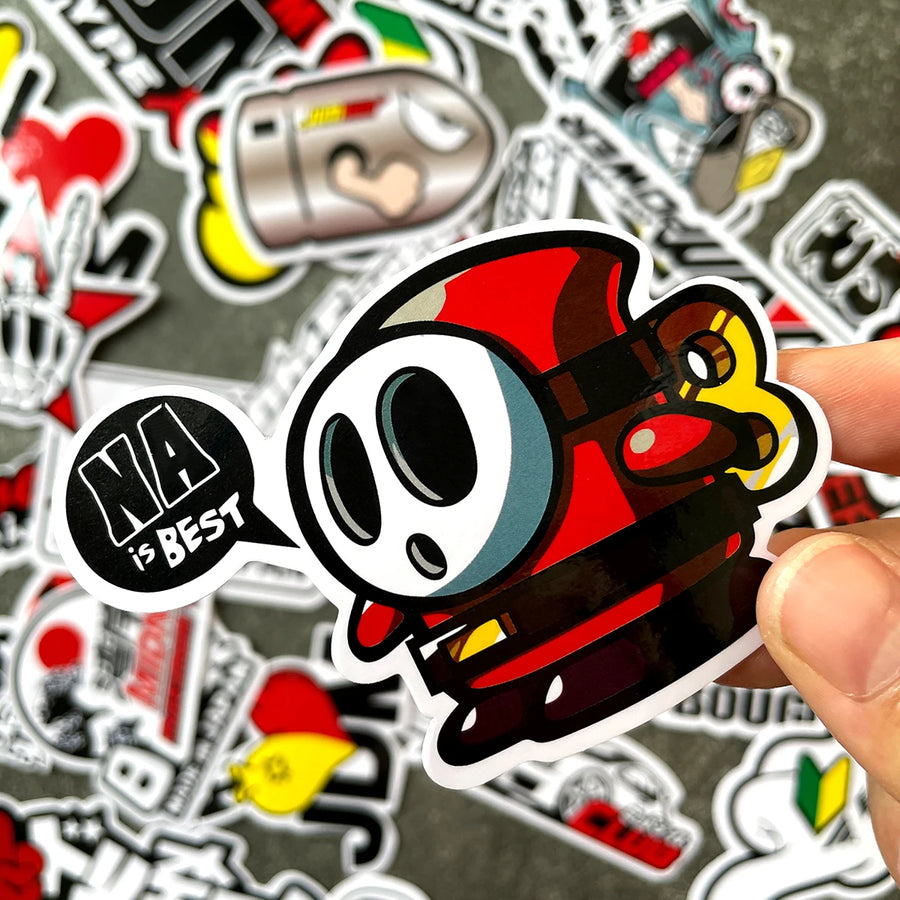 Yamaha JDM Motorcycle Vinyl Sticker Pack – Regular & Holographic Sets