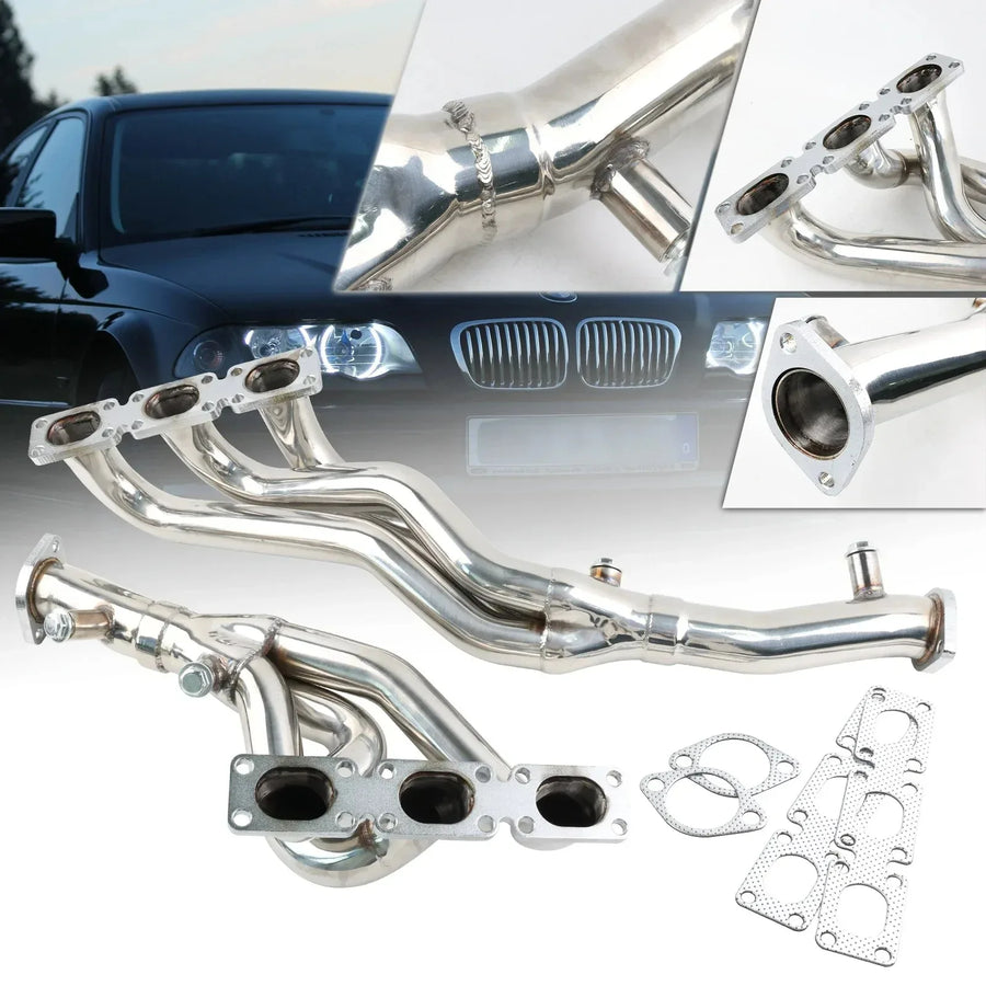 Exhaust Header Set for BMW 320i/325i/525i/530i M54 2.5L/3.0L 2000-2006