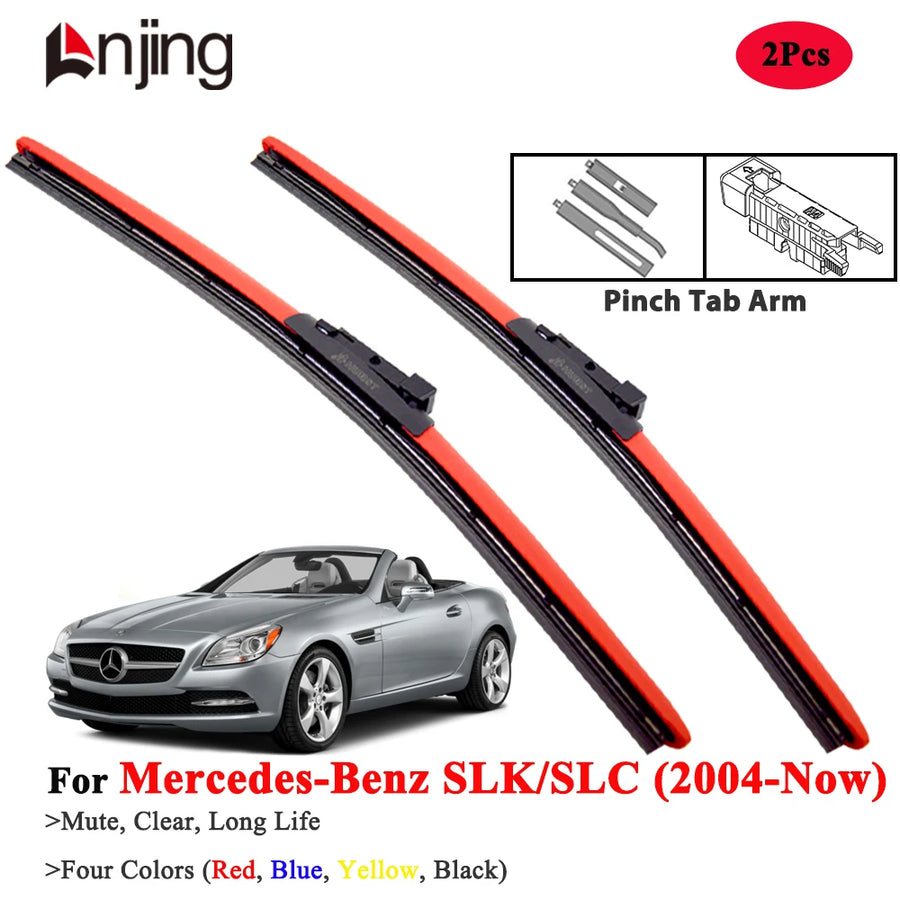 Windshield Wiper Blade Set for Mercedes-Benz Slc SLK -Now and Newer 2004