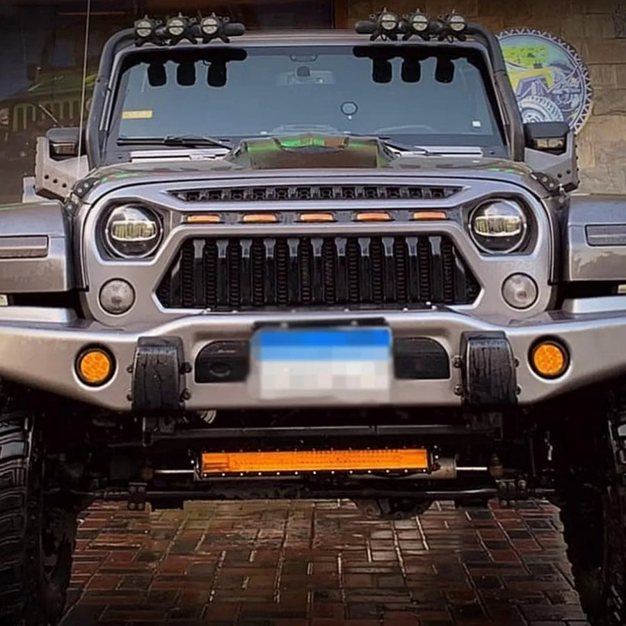 Front Grille for 2007–2018 Jeep Wrangler