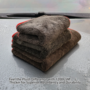 1200 GSM Microfiber Car Cleaning Towel, Three Size Options