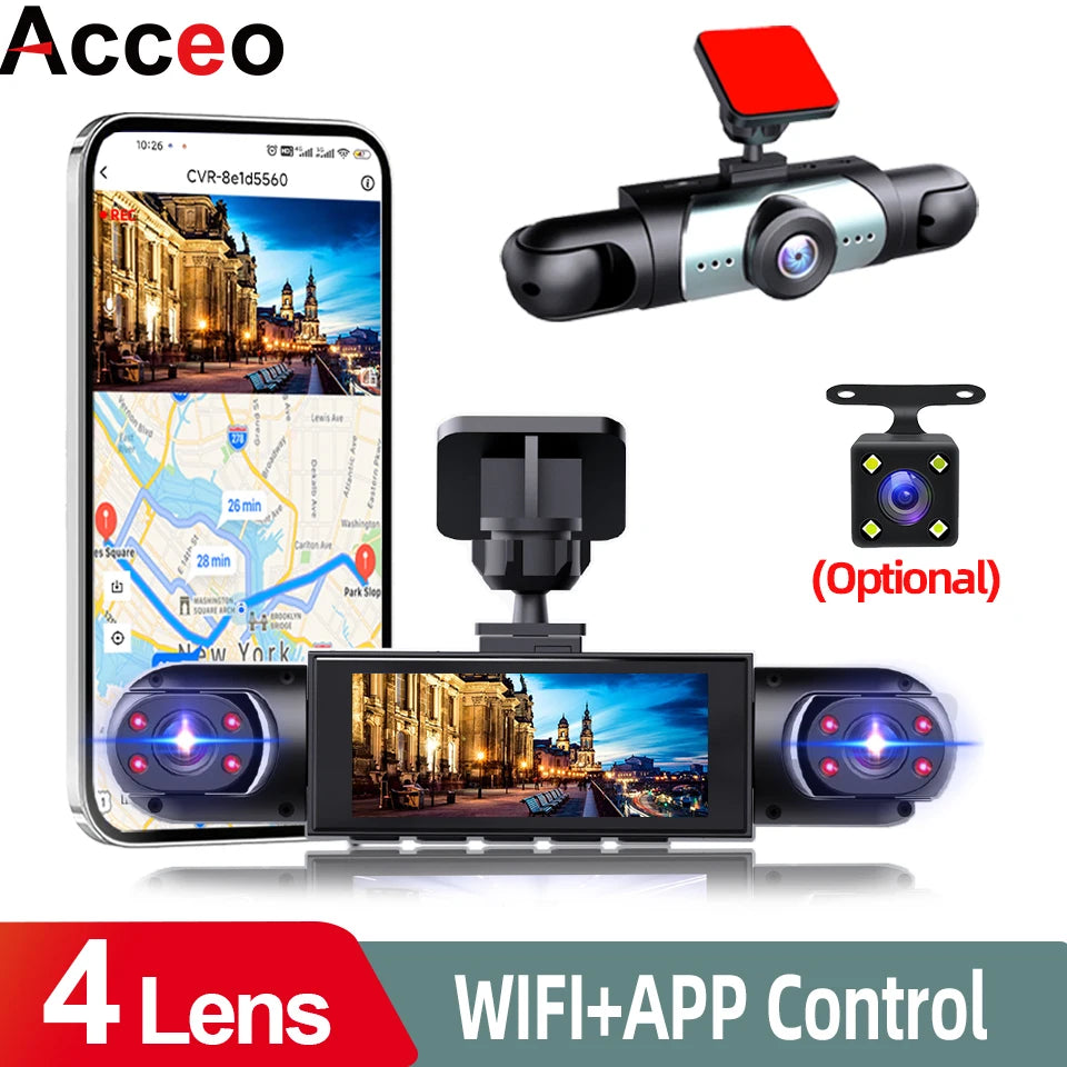 1080P 4-channel Dash Cam