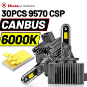 2-Piece D1S/D2S/D3S/D4S/D5S/D8S LED Headlight Conversion Bulb – 6000K, CANBUS