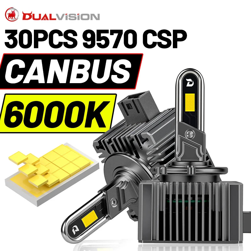 D1S/D2S/D3S/D4S/D5S/D8S LED Headlight Conversion Bulb – 6000K, CANBUS