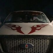 4-Piece Flame Stripe Car Door and Body Decal Set