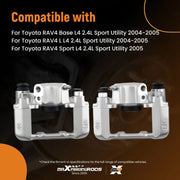 Rear Brake Caliper Set for Toyota RAV4 2004-2005