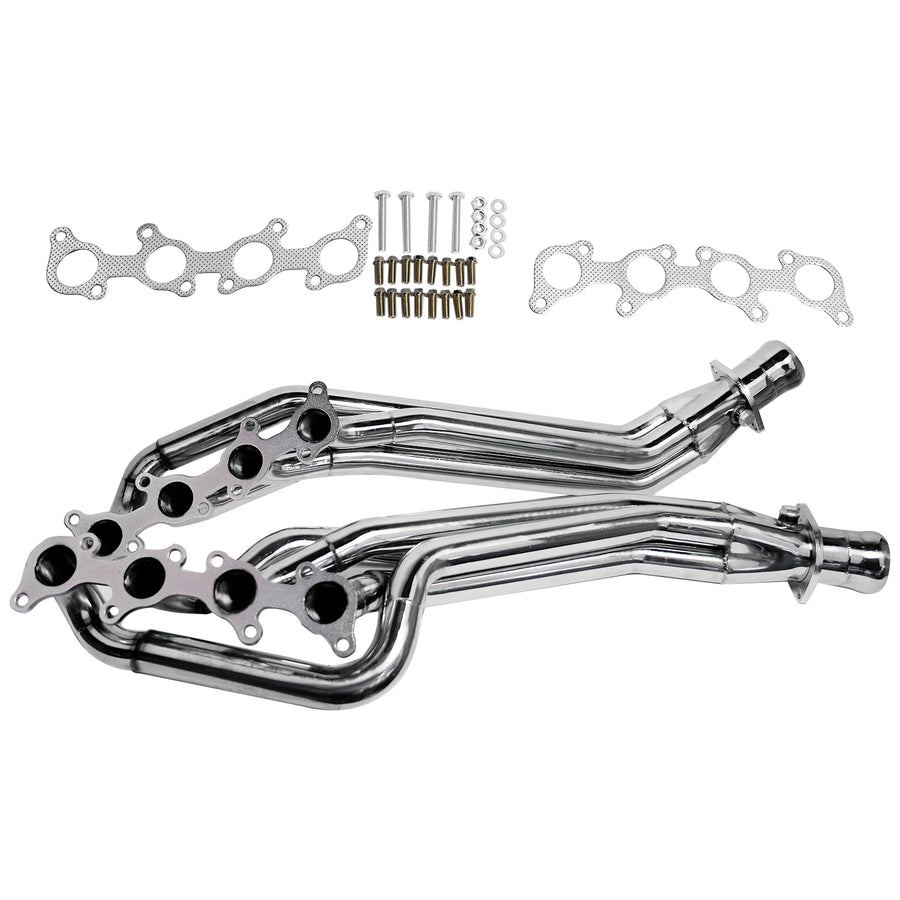 Stainless Steel Manifold Exhaust Header with Gaskets for Ford Mustang GT 5.0L V8 2011-2016