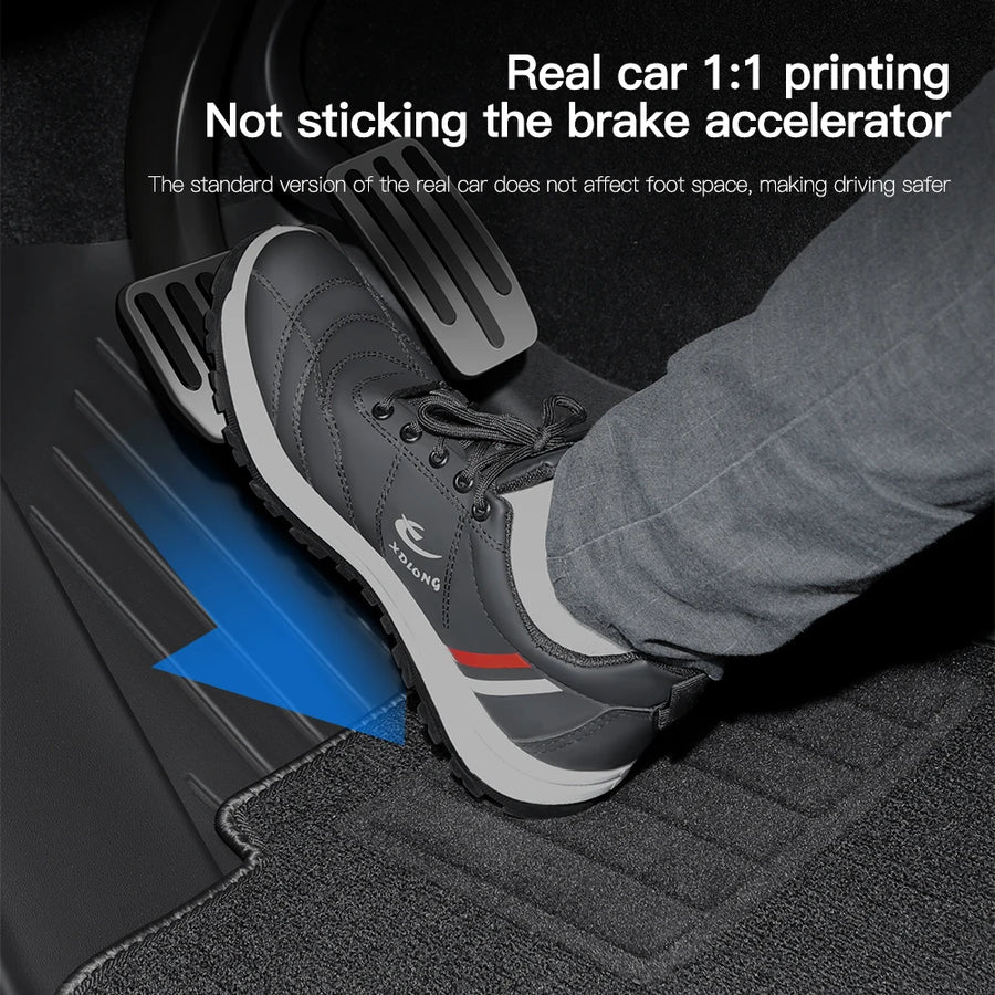 TPE All-Weather Floor Mats and Cargo Liner Set for Tesla Model 3 2021 2023 Model 3 Highland 2024