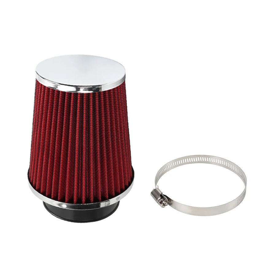 Intake Air Filter Set for 76MM 3Inch Universal Car Air Filter Sport Power Mesh Cone Air Cleaner High Flow Car Cold Air Intake Filter