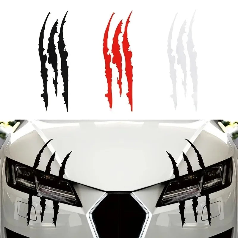 40 x 12cm Ghost Claw Scratch Car Decal
