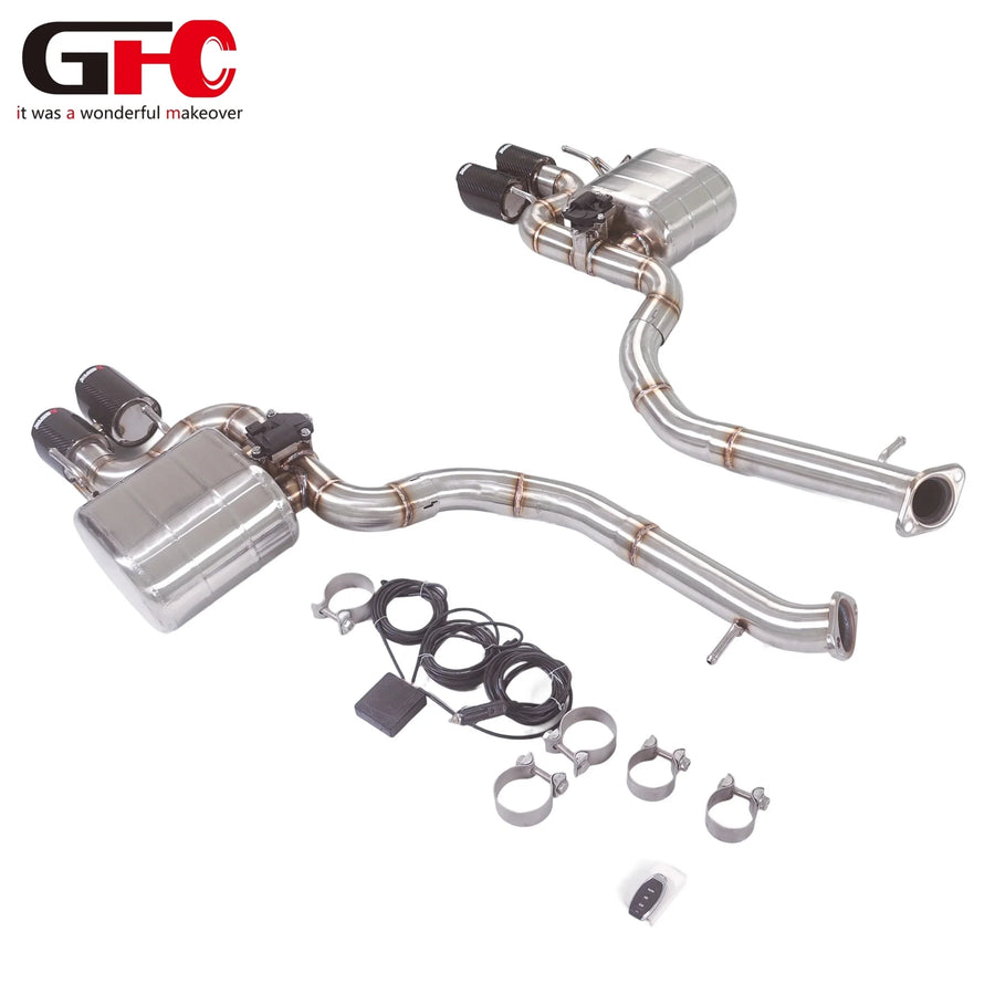 304 Stainless Steel Valved Cat-Back Exhaust System for Lexus IS 350