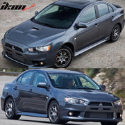 Side Skirt Extension Set for 2008–2015 Mitsubishi Lancer