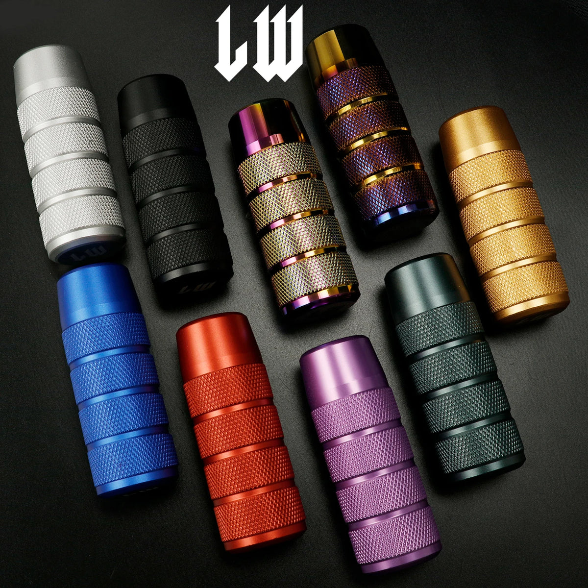 9 Colors in Stock LW Anti-skid Design 95mm Car Gear Shift Knob Shifter Lever Head