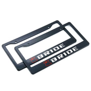 Black California-Style License Plate Frame