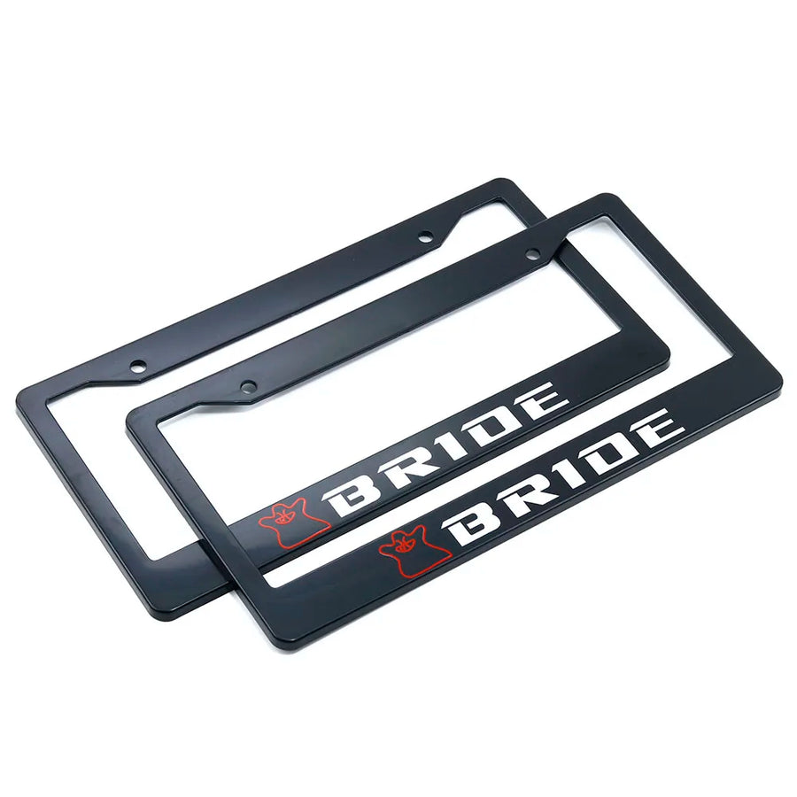 Black California-Style License Plate Frame