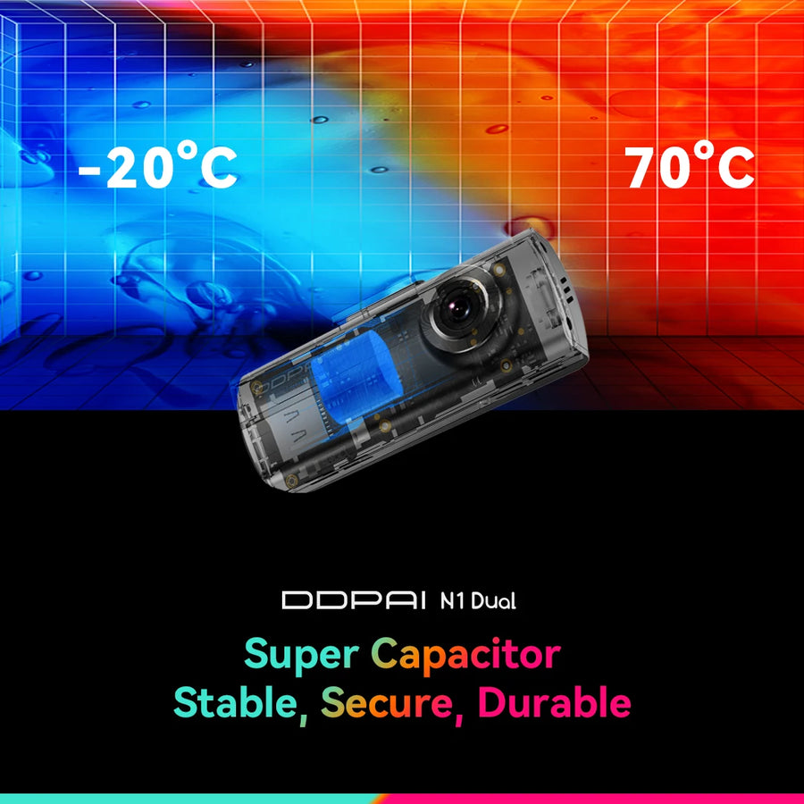 Ddpai 2K Dual Dash Cam