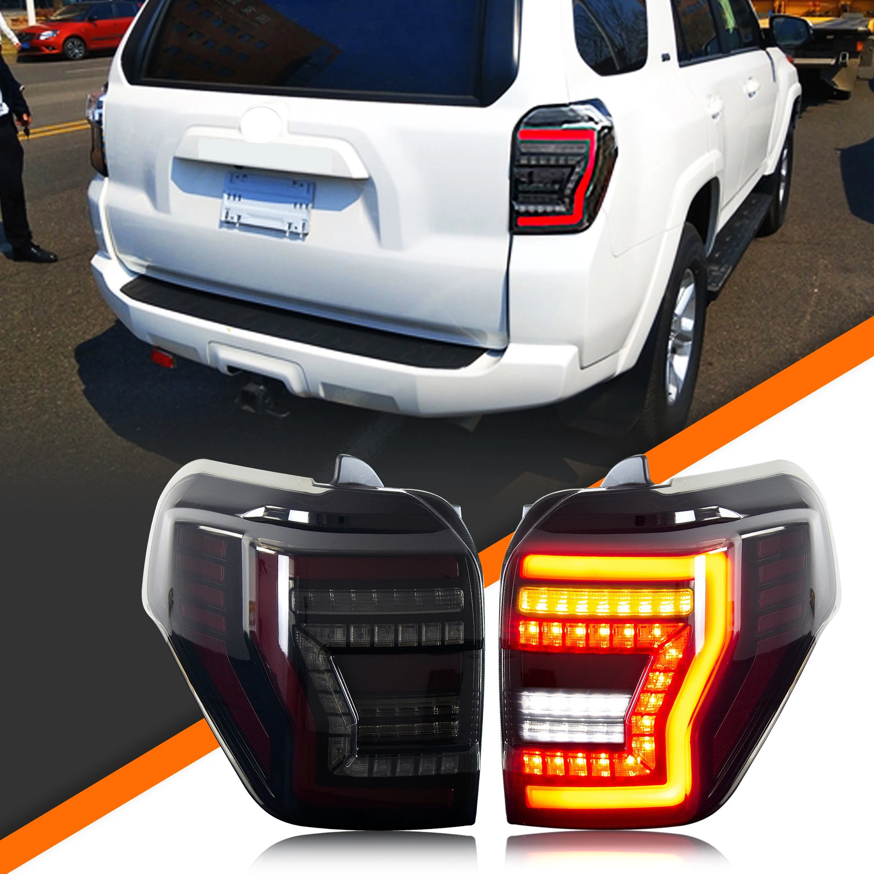 Toyota 4Runner 5th-Gen Sequential LED Tail Light Pair – 2010–2024