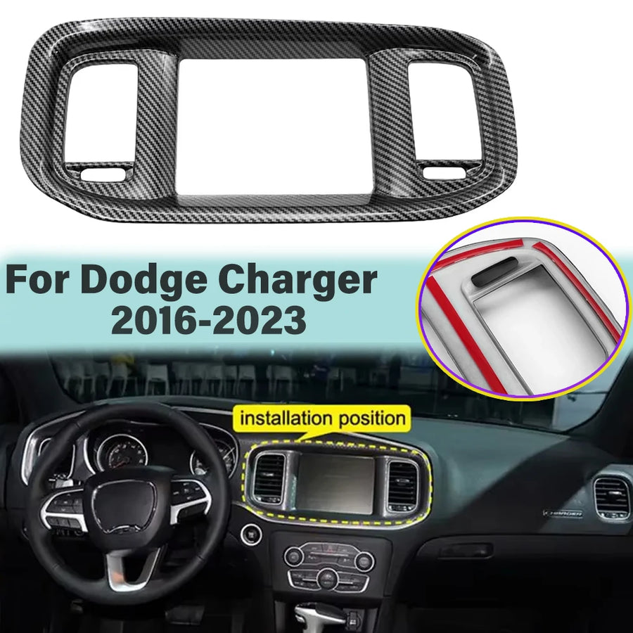Navigation Screen Trim for 2016–2023 Dodge Charger