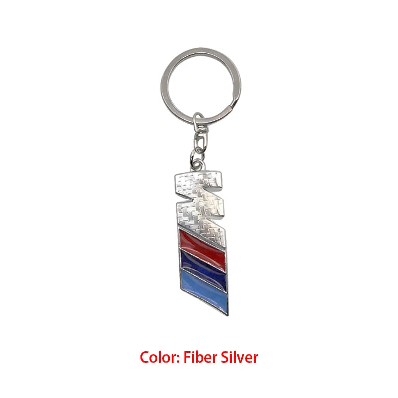 Metal and Leather Automotive Keychain – Multiple Designs