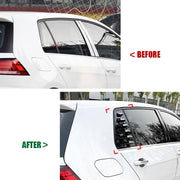 Rear Side Window Louvers for Volkswagen Golf MK7/MK7.5 2013-2019