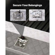 Aluminum Truck-Bed Toolbox with Lock – Multiple Sizes