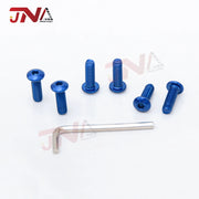 6-Piece Car Modified Steering Wheel Screws Bolts + 1-Piece Hex Wrench