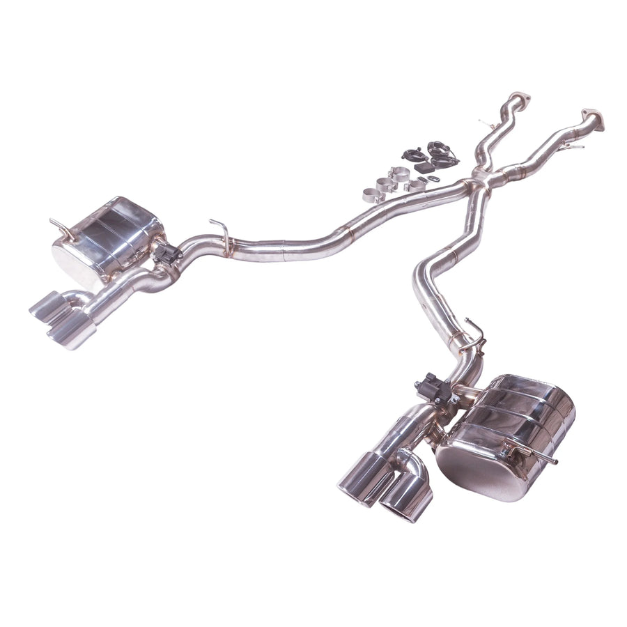 304 Stainless Steel Catback Exhaust System for Jeep Cherokee Srt 3.6L 6.4L 2012-2018 Valved
