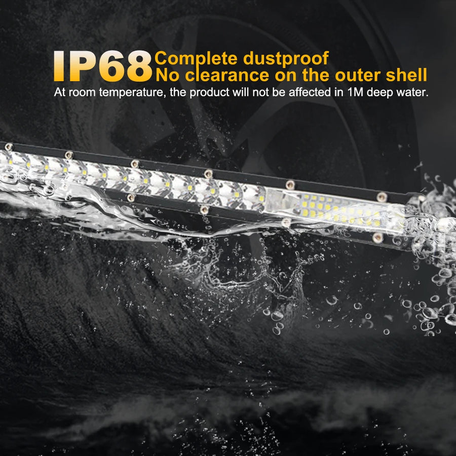 LED Work Light Bar – Spot Beam, 12V–24V