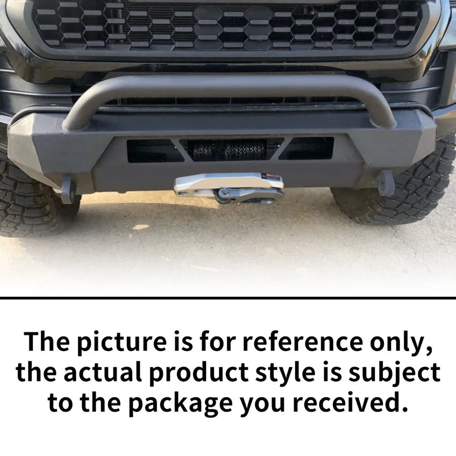 Steel Stubby Front Winch Bumper for 2016–2023 Toyota Tacoma