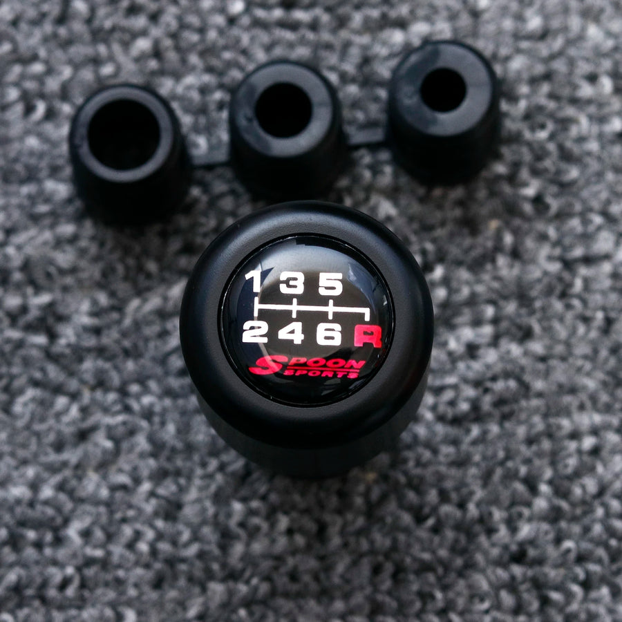 Spoon Sports-Style 6-Speed Aluminum Manual Shift Knob
