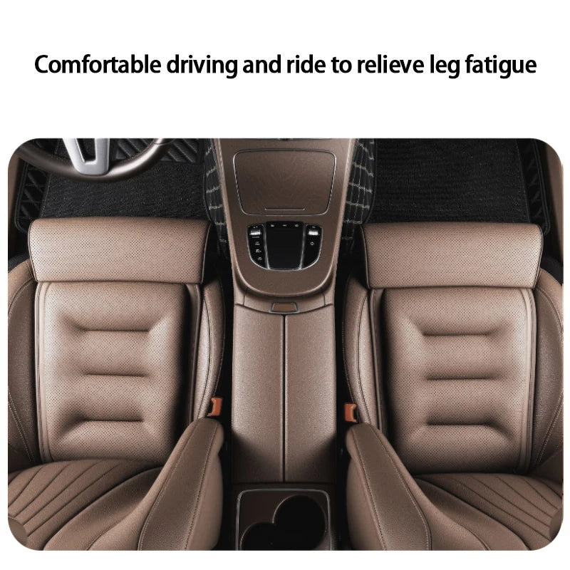 Car Seat Cushion with Extended Leg Support
