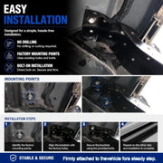 Black Running Board Set for Toyota 4Runner