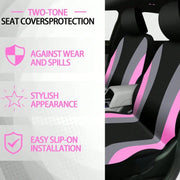 35-Piece Plush Car Interior Accessories Set With Seat Covers