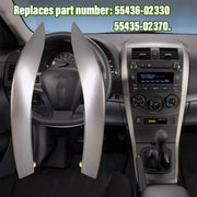 Left+Right for Toyota Corolla 2009-2013 Upper Side Central Dashboard Strip Trim