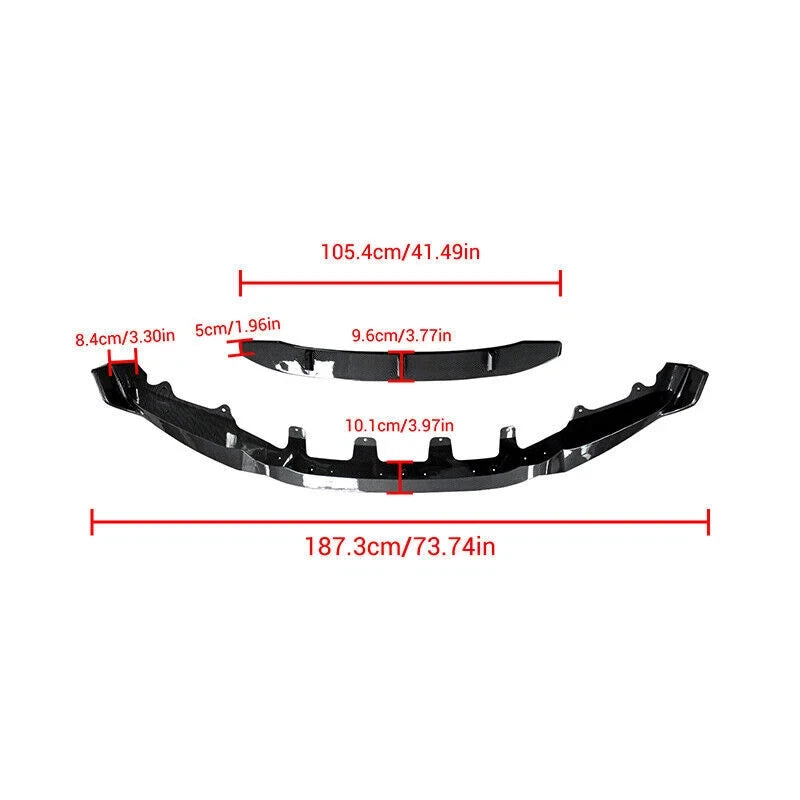 BMW X5 F15 M Sport GT Front Bumper Lip – 2014–2018