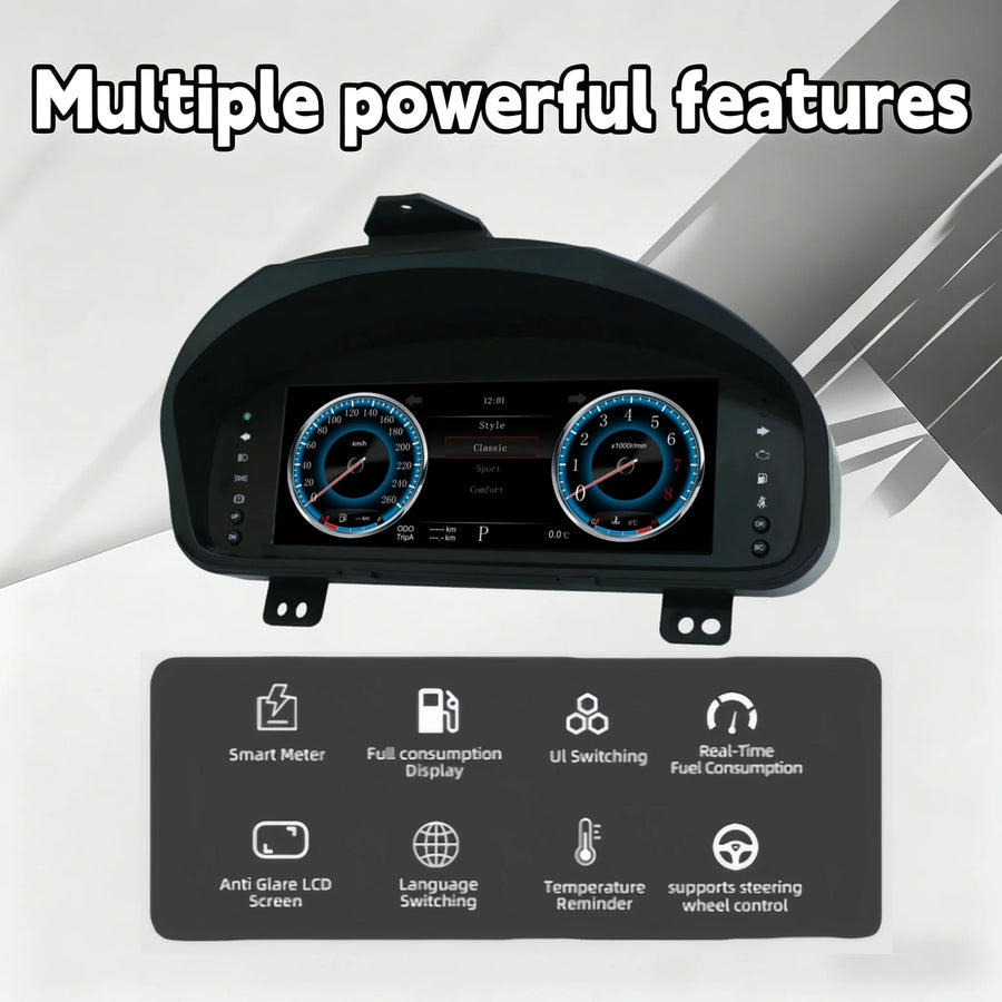 10.25-Inch Digital Gauge Cluster for Honda Accord 2003–2007