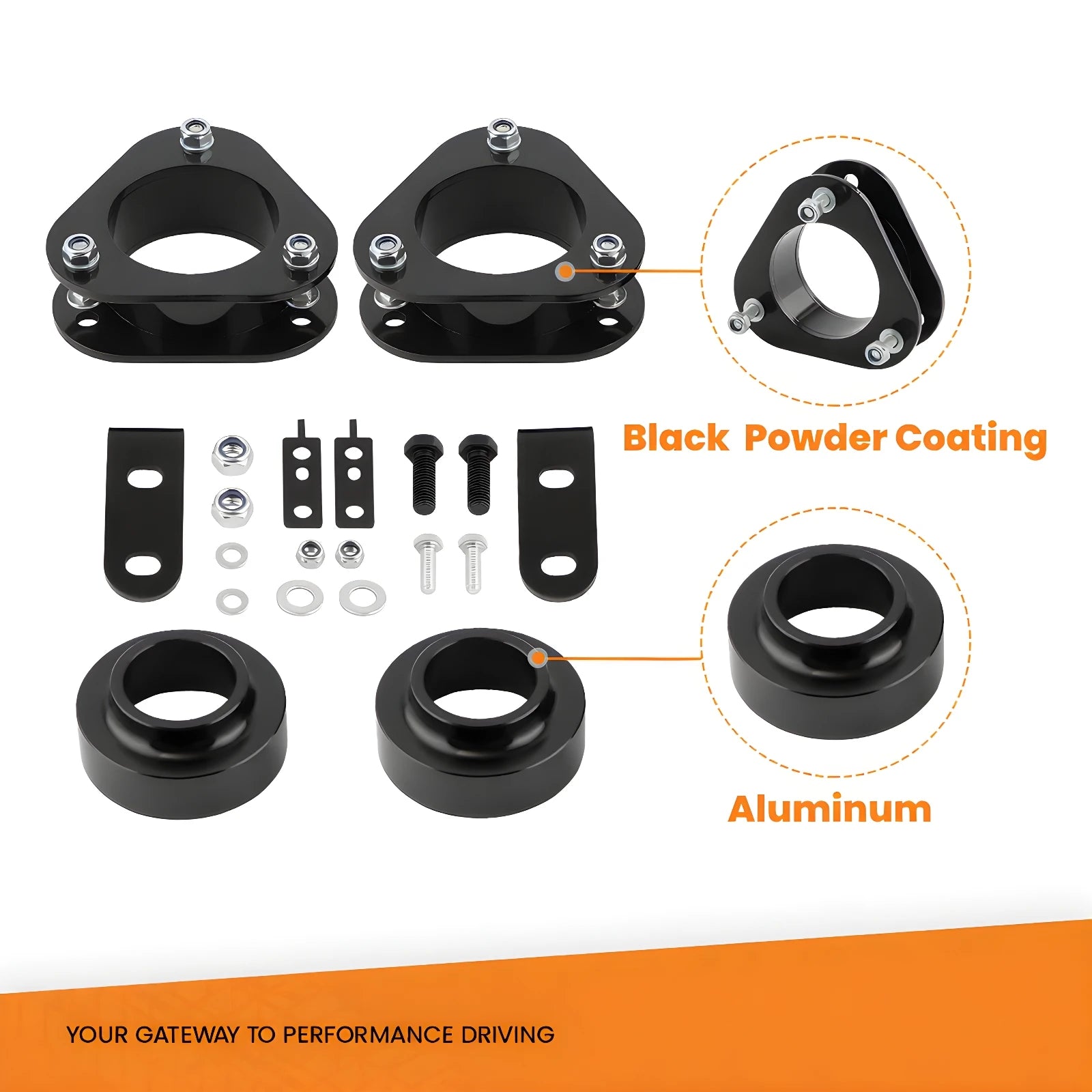Front & Rear Leveling Lift Kit for Toyota RAV4 2006-2018
