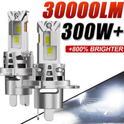 2-Piece H4/H7 LED Headlight Bulb – 6000K, CANBUS