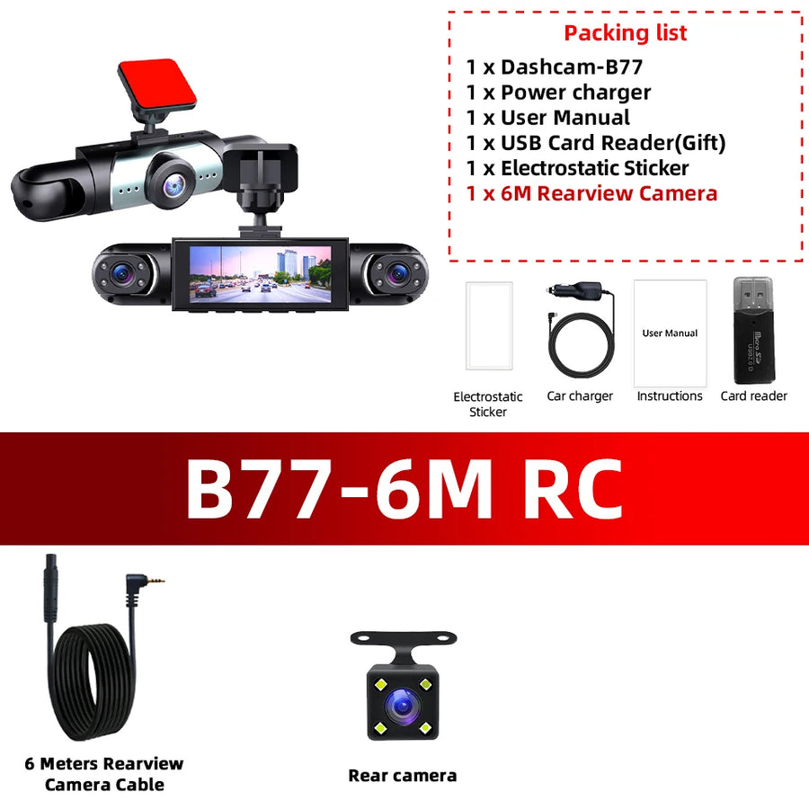 1080P 4-channel Dash Cam