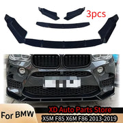 Front Bumper Lip Splitter for BMW X5 M/X6 M 2013-2019